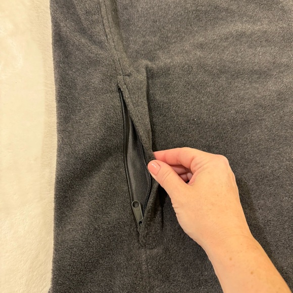 Columbia men’s grey fleece zip vest in size XXL - Picture 4 of 11